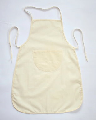 Kindersch�rze, Backsch�rze aus baumwolle, neutral.
