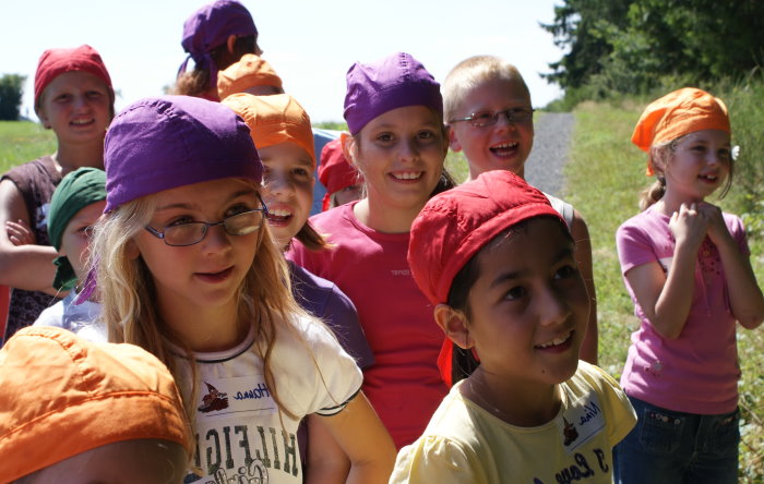 bunte Piratenkopftücher für Kinder