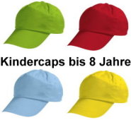 Schildkappen für Kinder, Kindercaps