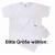 T-Shirt uni weiß Kindergrößen für Textilmalerei Stoff bemalen auf Tshirts