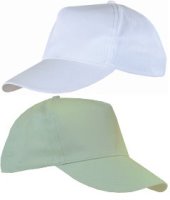 Baseball-Caps unifarben neutral