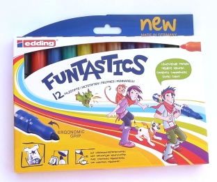 NEU! edding Funtastics - Lebensmittelfarbe-Filzstifte f�r Papier (nicht f�r Textilien!)