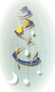 Leucht-Mobile ca. 45cm hoch