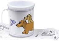 Ausmalbecher mit Henkel - FOTOTASSE - Kindertasse