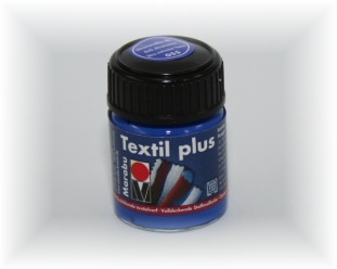 marabu textil PLUS: deckende Stoffmalfarbe DUNKELBLAU